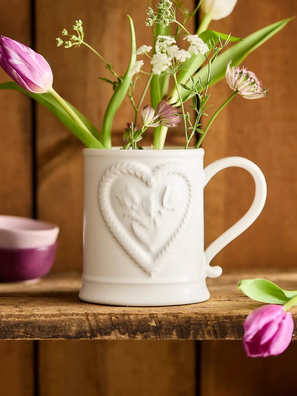 Terrain Valentine Cameo Stoneware Mug